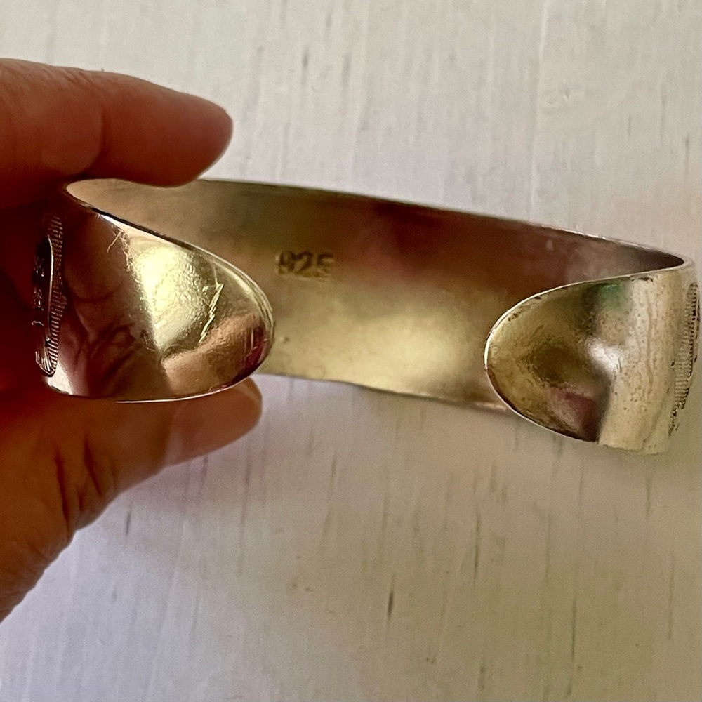 Vintage Silver-Tone Elephant Cuff Bracelet - Picture 4 of 5